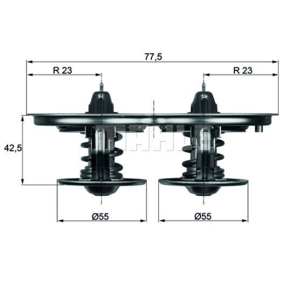 TERMOSTAT 85-87C SCANIA 124/144 BÜYÜK KAFA