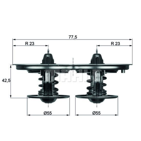 TERMOSTAT 85C SCANIA 124/144 BÜYÜK KAFA