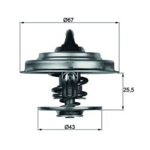 TERMOSTAT (75°) BİLYALI